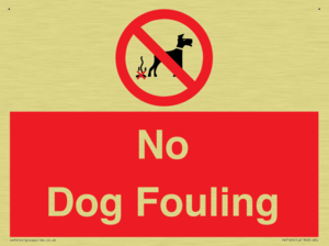 No Dog Fouling